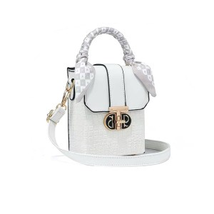 Стильна сумочка через плече, біла